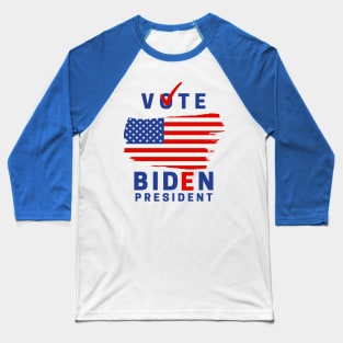 Vote Biden President 2020 Baseball T-Shirt